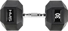 Фото HMS Гантель гумова Hex Pro 30 кг