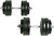 Фото Vidaxl гантели битумные 2x15 кг