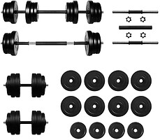 Фото RN Sport Гантелі набірні з функцією штанги 2x13 кг (RN_1231940)