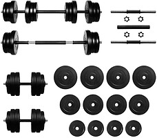 Фото RN Sport Гантелі набірні з функцією штанги 2x18 кг (RN_1231943)