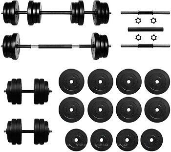 Фото RN Sport Гантелі набірні з функцією штанги 2x26 кг (RN_1231941)