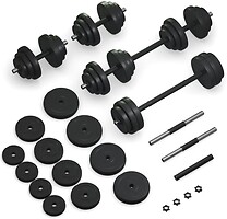 Фото Fit-On Гантели с функцией штанги 2 в 1 38 кг (2020-0008)