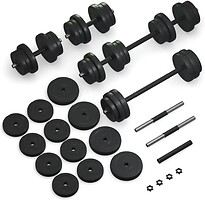 Фото Fit-On Гантели с функцией штанги 2 в 1 43 кг (2020-0009)