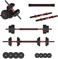 Фото Fit-On Гантели с функцией штанги 2 в 1 Pro 18 кг (2040-0018)