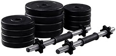Фото Fit-On гантели наборные битумные 2x11 кг (2010-0002)