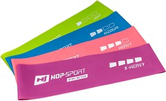 Фото Hop-Sport Набір гумок для фітнесу 4 шт. (HS-L675RL)