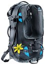 Фото Deuter Traveller 60+10 SL black (black/turquoise)