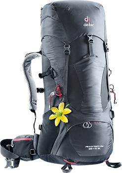 Фото Deuter Aircontact Lite 35+10 SL black/grey (graphite/black)