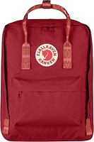 Фото Fjallraven Kanken 16 red (deep red/folk pattern)