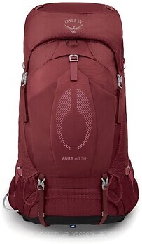 Фото Osprey Aura AG 50 red (berry sorbet)