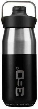 Фото 360 Degrees Vacuum Insulated Stainless Steel Bottle with Sip Cap 550 мл Black (STS 360SSWINSIP550BLK)