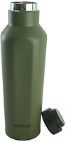 Фото Kombat UK Steel Military Water Bottle 500 мл Olive Green (500-kb-ssb)