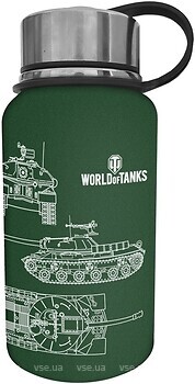 Фото World of Tanks FWGTHERMOS23GN000 650 мл зелений