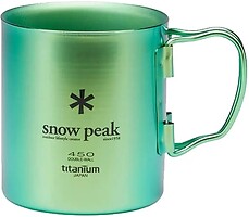 Фото Snow Peak MG-053BL-US Ti-Double 450 мл Green