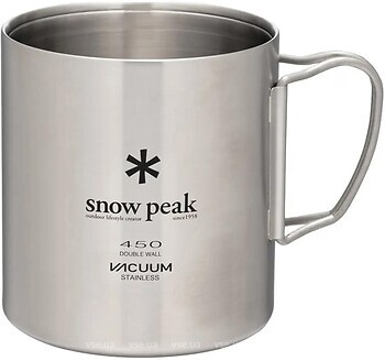 Фото Snow Peak MG-214 Vacuum-Insulated 450 мл Stainless Steel