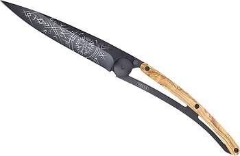 Фото Deejo 37g Olive Wood Viking Vegvisir (1GB000163)