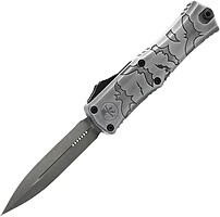 Фото Microtech Hera II Mini D/E Brushed Metal Signature Bats (1702M-1BMHWBAS)