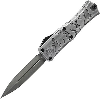 Фото Microtech Hera II Mini D/E Brushed Metal Signature Bats (1702M-1BMHWBAS)