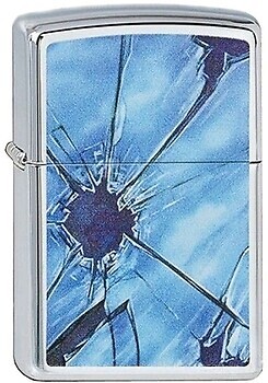 Фото Zippo 250.325 High Polish Chrome Broken Glass