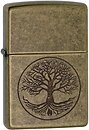 Фото Zippo 201FB Antique Brass Tree Of Life (29149)