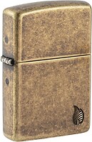 Фото Zippo Armor Antique Brass Flame Design (46400)