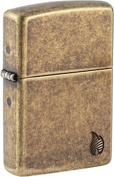 Фото Zippo Armor Antique Brass Flame Design (46400)