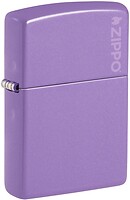 Фото Zippo Classic Smoky Lavender Logo (46681 ZL)