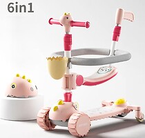 Фото City Line 6 in 1 K2 + шолом Pink