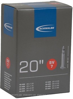 Фото Schwalbe SV7 20x1.5/2.5 (40/62-406) 40mm
