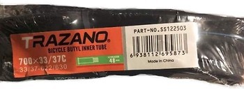 Фото Trazano 700x33-37C (37x622) Butyl Tube AV 48 mm