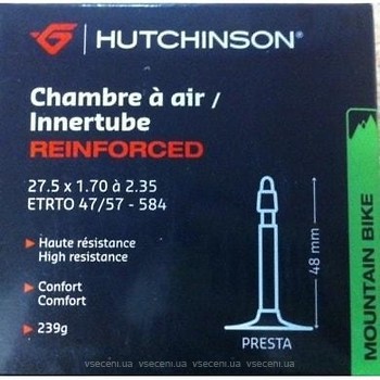 Фото Hutchinson CH 27.5x1.70-2.35 FV Presta 48 mm RF (CV657351)