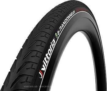 Фото Vittoria E-Randonneur 700x48C Rigid Full Black Reflective G2.0 (11A00326)