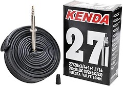 Фото Kenda 27/28x3/4+1+1.1 /16 700x18-25C 18/25-622/630 FV 63mm