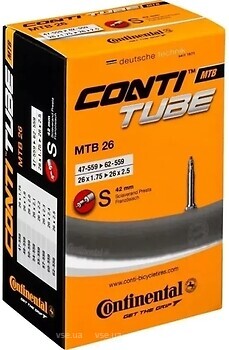Фото Continental MTB 26x1.75/2.50 FV 42mm