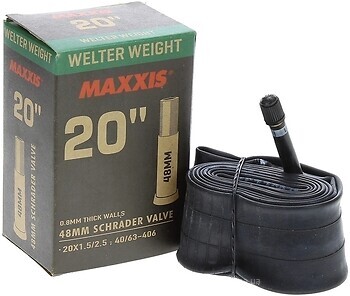 Фото Maxxis Welter Weight 20x1.5/2.5 Schrader 48mm (EIB00160300)