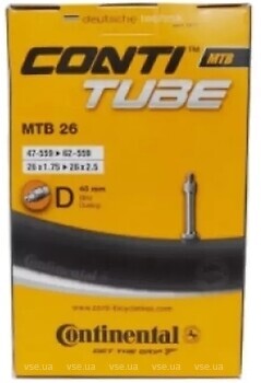 Фото Continental MTB STD 26x1.3/1.75 (37/47-559) AV 40mm