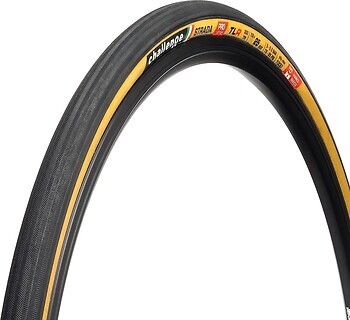 Фото Challenge Strada PRO H-TLR 700x25C Black/Tan Handmade 300TPI (00547)