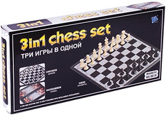Фото ChessTour Шахматы, шашки, нарды 3в1 (9618)