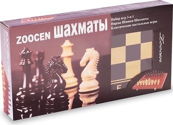 Фото ChessTour Шахи, шашки, нарди 3в1 (L3508)