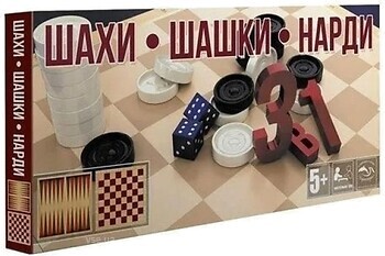 Фото Mtoys Шашки 3в1 (S0003)