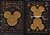 Фото USPCC Bicycle Disney Mickey Mouse Inspired Black and Gold