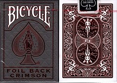 Фото USPCC Bicycle Foil Back Crimson