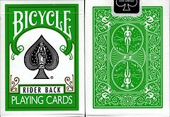 Фото USPCC Bicycle Rider Back Green