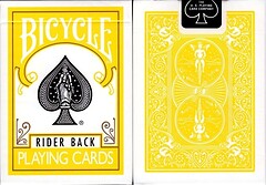 Фото USPCC Bicycle Rider Back Yellow