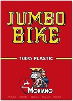Фото Modiano Poker Bike Trophy 2 Jumbo Index Red (300578)