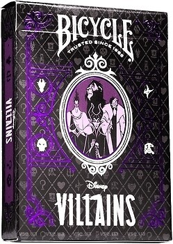 Фото USPCC Bicycle Disney Villains Inspired Purple