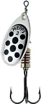 Фото Mepps Aglia Decoree №3 6.5g Silver/Black Dots (30124 003)
