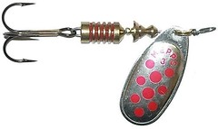 Фото Mepps Comet №3 6.5g Silver/Red Dots (30427 003)