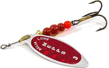 Фото Mepps Aglia Long №3 11.5g Redbow Silver (30225 003)