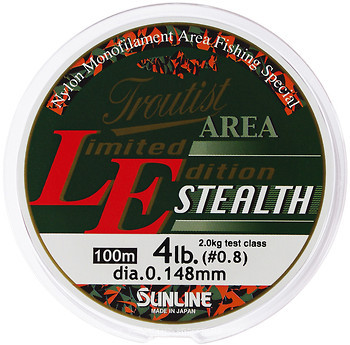 Фото Sunline Troutist Area LE Stealth (0.148mm 100m 2kg)